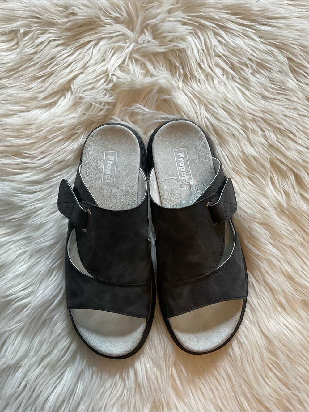 PROPET Women's TravelActiv Sedona Open Toe Slides Sandals Size 9N (AA) WST011P